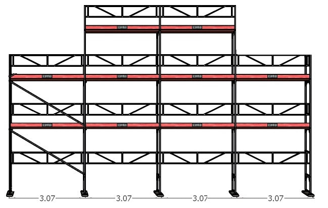 Ramställningspaket (12x6m +dubbeltopp)