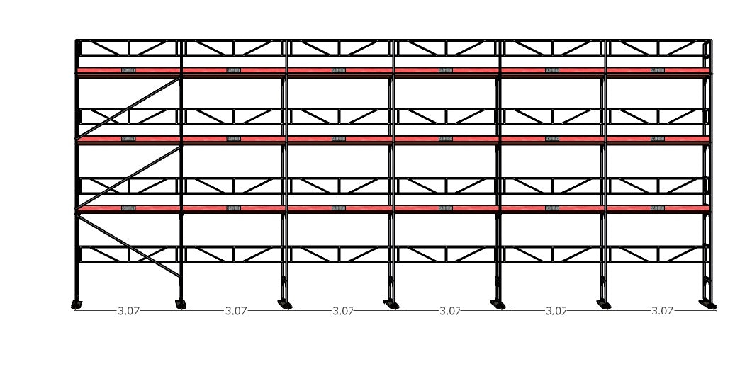 Ramställningspaket (18x8m)