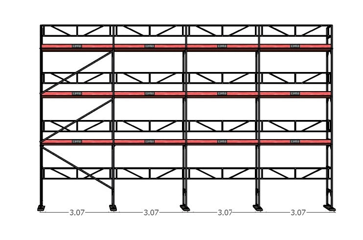 Ramställningspaket (12x8m)
