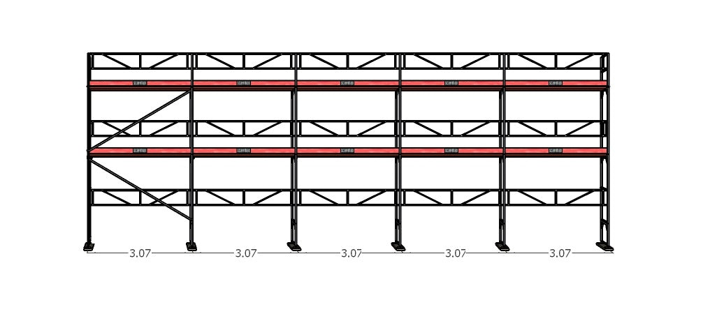 Ramställningspaket (15x6m)