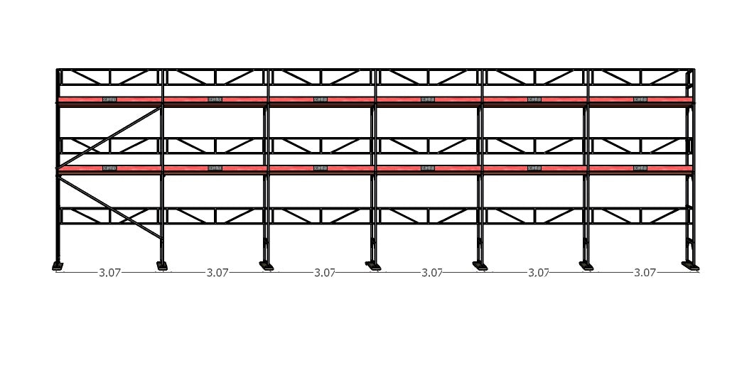 Ramställningspaket (18x6m)