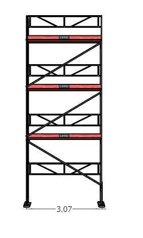 Ramställningspaket (3x8m)
