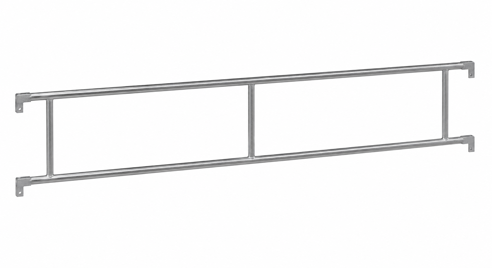 Alu-dubbelräcke ram (1,57m - 3,07m)
