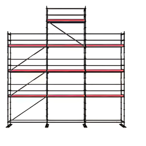 Prefab Scaff Modular scaffold package (9 x 8 m + gable top)